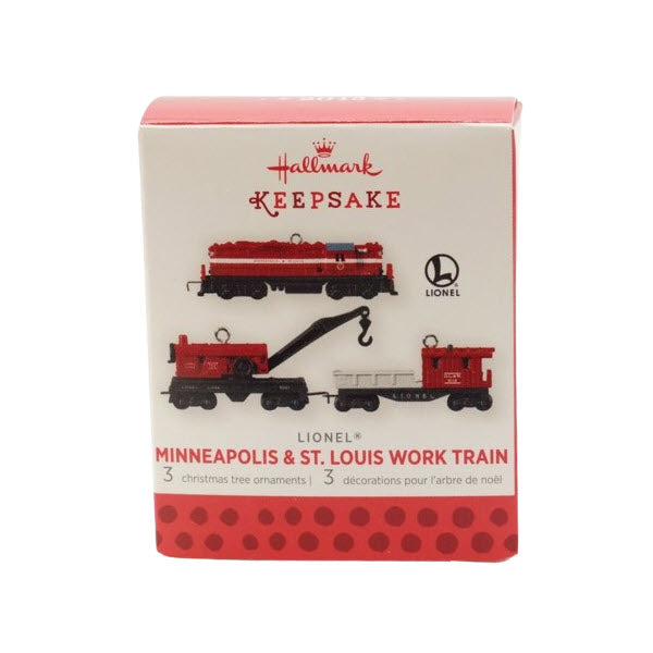 2013 Lionel Minneapolis & St. Louis Work Train Hallmark Ornament (Lionel) QXM8502