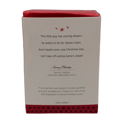 2013 Little Reindeer Hallmark Ornament (Reindeer) LPR3345 Image7