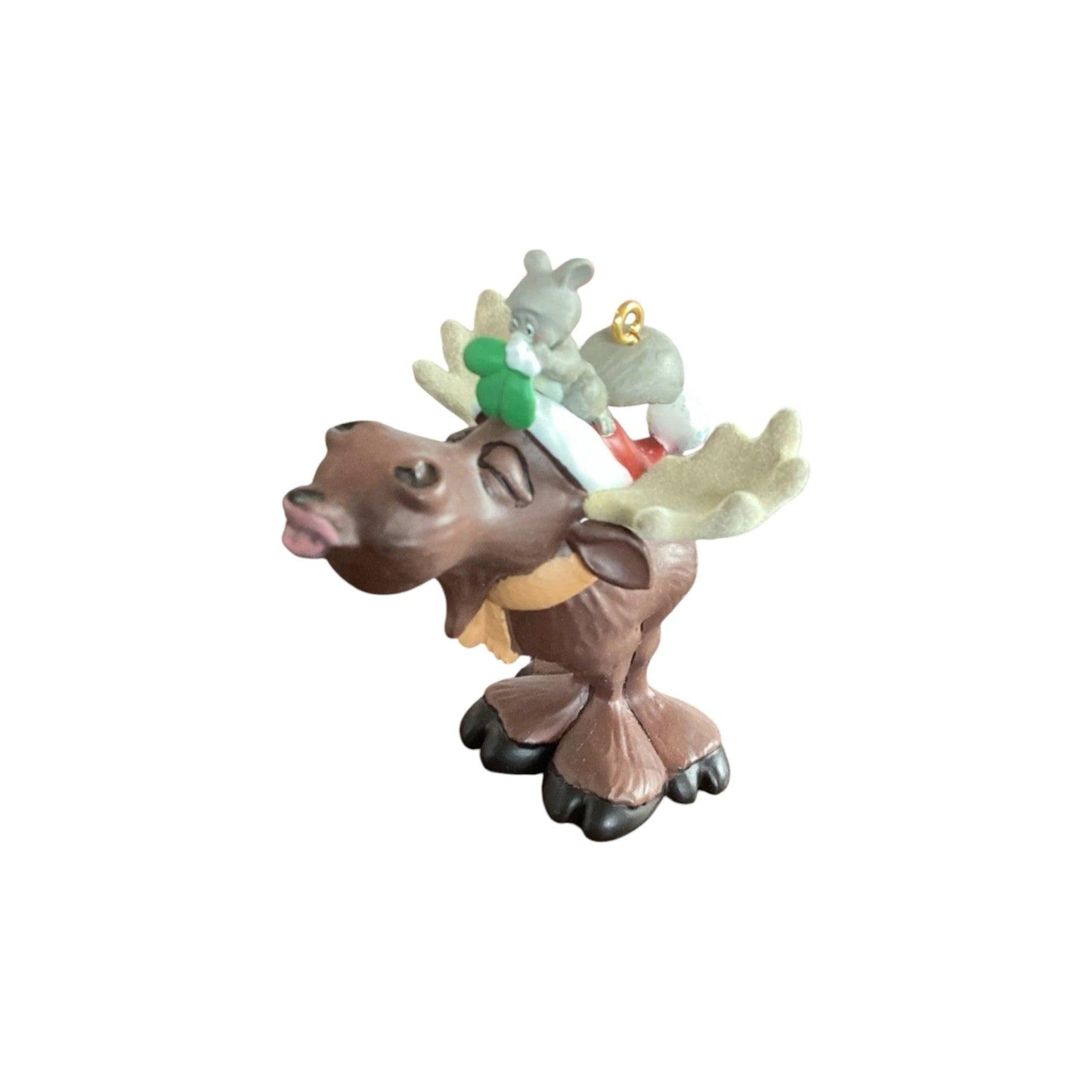 2013 Merry Kiss-Moose Hallmark Ornament (Animal) QXC5055 Image1