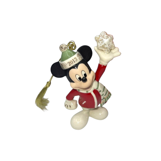 2013 Mickey's Snowflake Surprise Mickey Mouse Lenox Ornament 834745 Image1