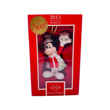 2013 Mickey's Snowflake Surprise Mickey Mouse Lenox Ornament 834745 Image2