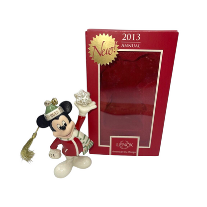 2013 Mickey's Snowflake Surprise Mickey Mouse Lenox Ornament 834745 Image4