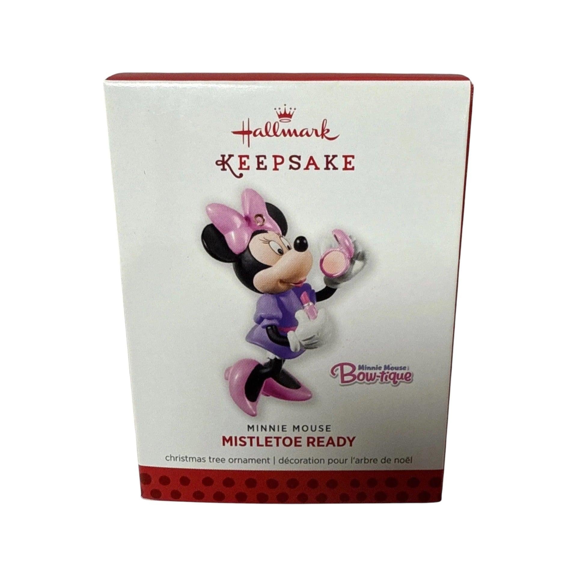 2013 Mistletoe Ready Minnie Mouse Hallmark Ornament (Mickey Mouse & Friends) QXD6035 Image2