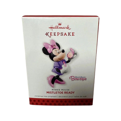 2013 Mistletoe Ready Minnie Mouse Hallmark Ornament (Mickey Mouse & Friends) QXD6035 Image2