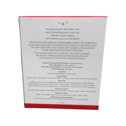 2013 Mrs. Claus's Stove Hallmark Ornament (Mrs. Claus's Stove) QXC5040 Image6