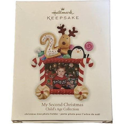 2013 My Second Christmas Photo Holder Hallmark Ornament (Child's Age Collection) QXG4419