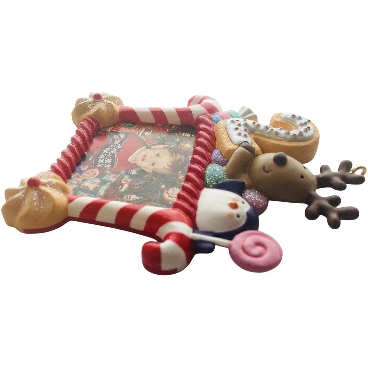 2013 My Second Christmas Photo Holder Hallmark Ornament (Child's Age Collection) QXG4419