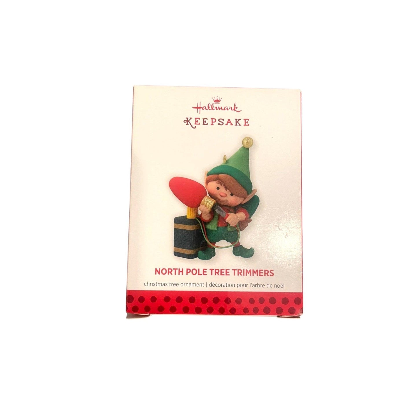 2013 North Pole Tree Trimmers (North Pole Tree Trimmers) Hallmark Ornament QXC9202 Image2