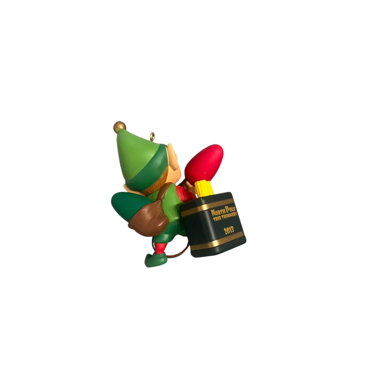 2013 North Pole Tree Trimmers (North Pole Tree Trimmers) Hallmark Ornament QXC9202 Image3