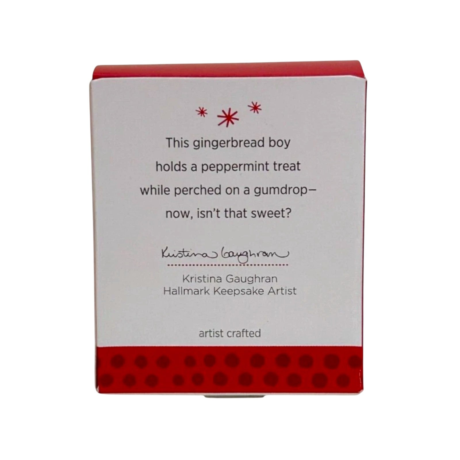 2013 One Sweet Gingerbread Boy Hallmark Ornament (Gingerbread) QXM8522 Image7