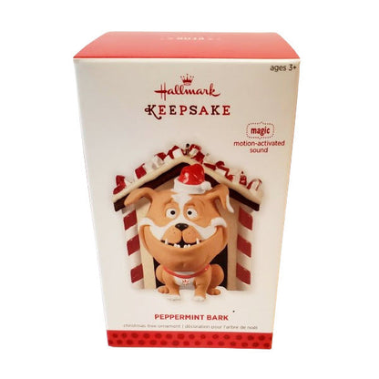 2013 Peppermint Bark Hallmark Ornament (Puppy) QXG1525
