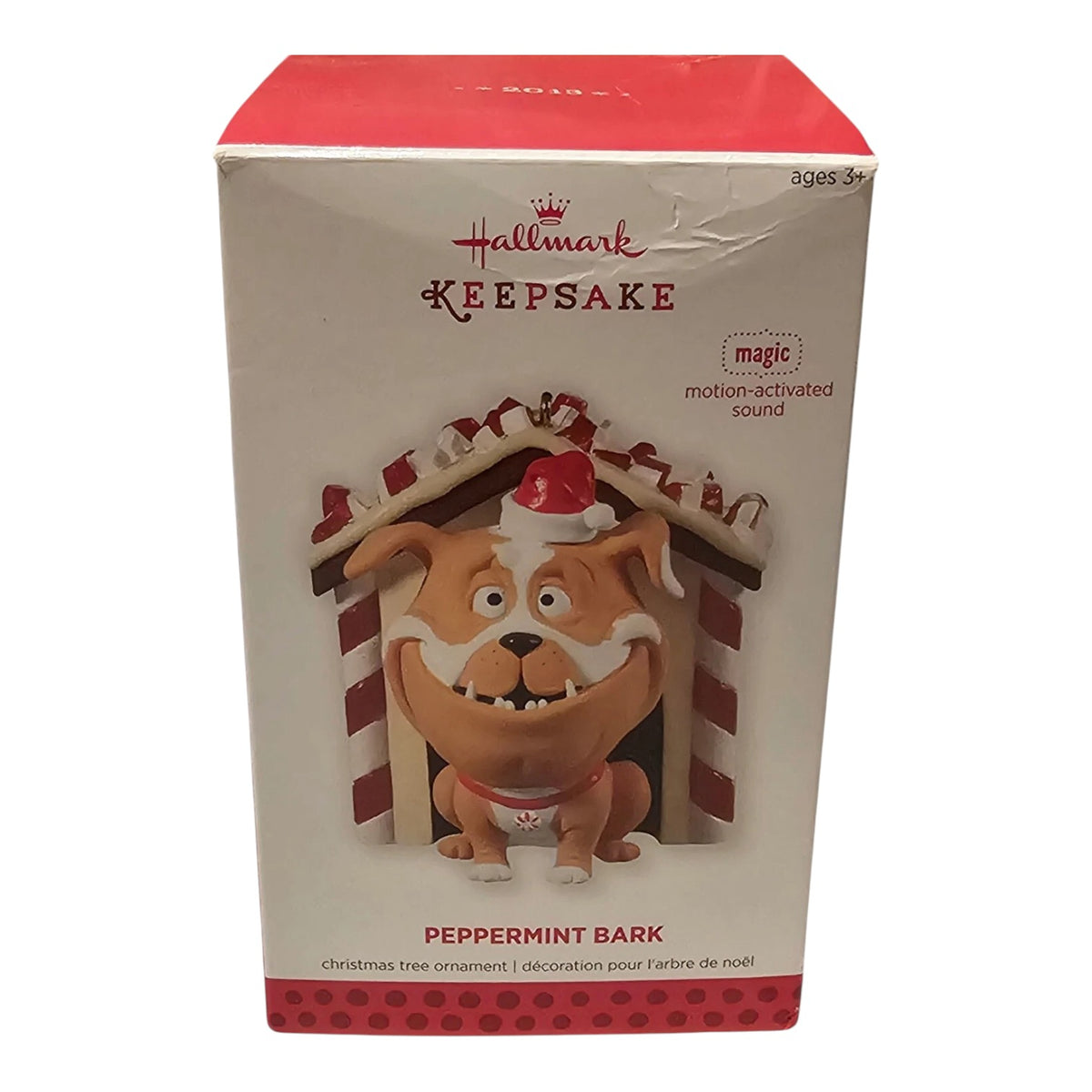 2013 Peppermint Bark Hallmark Ornament (Puppy) QXG1525 Image2