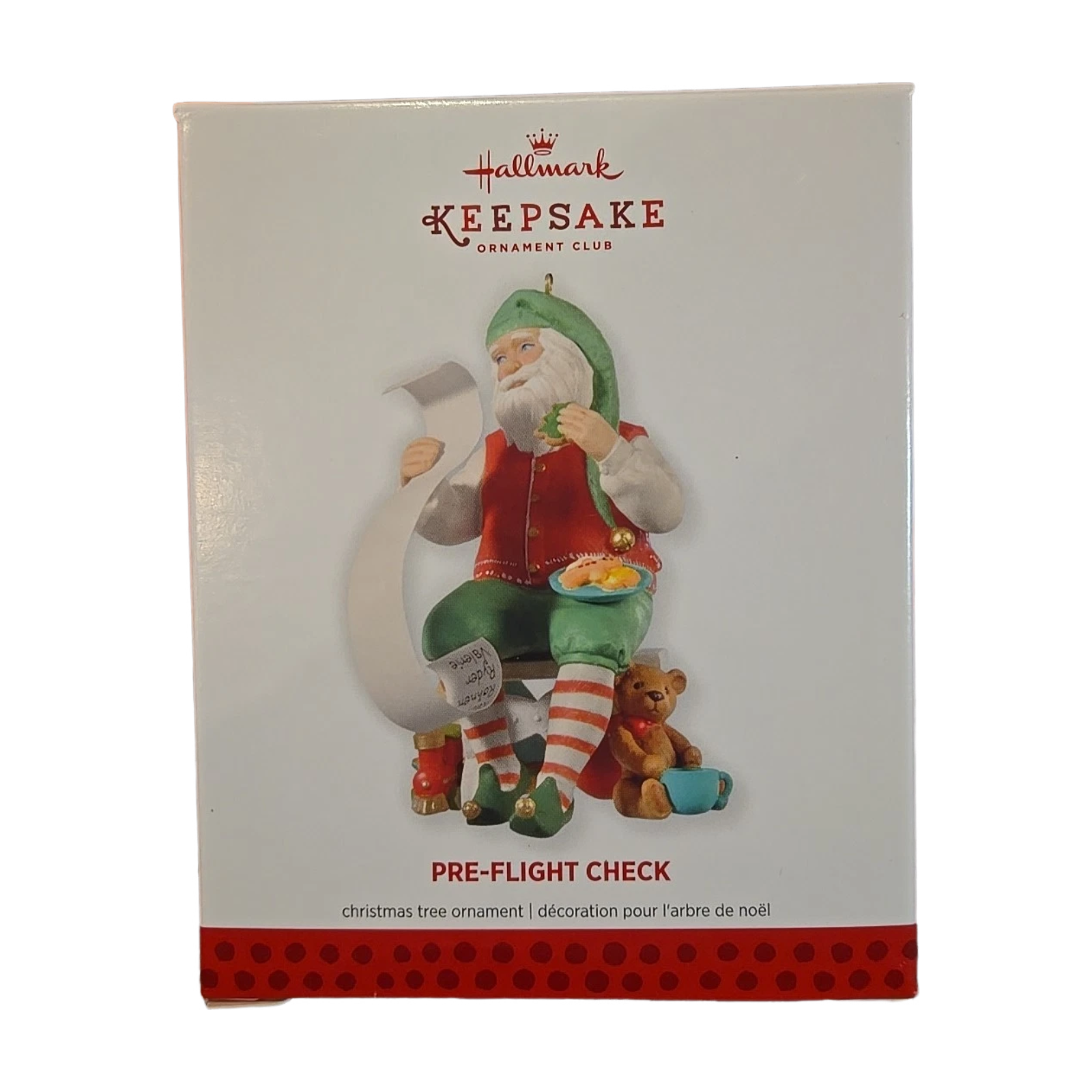 2013 Pre-Flight Check Hallmark Ornament (Santa Claus) QXC5057 Image2