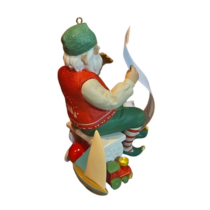 2013 Pre-Flight Check Hallmark Ornament (Santa Claus) QXC5057 Image4