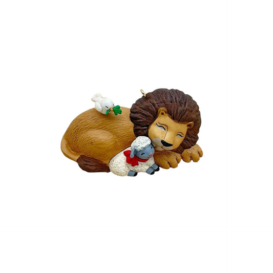 2013 Promise of Peace Hallmark Ornament (Dove, Lion & Lamb) QXG1415 Image1
