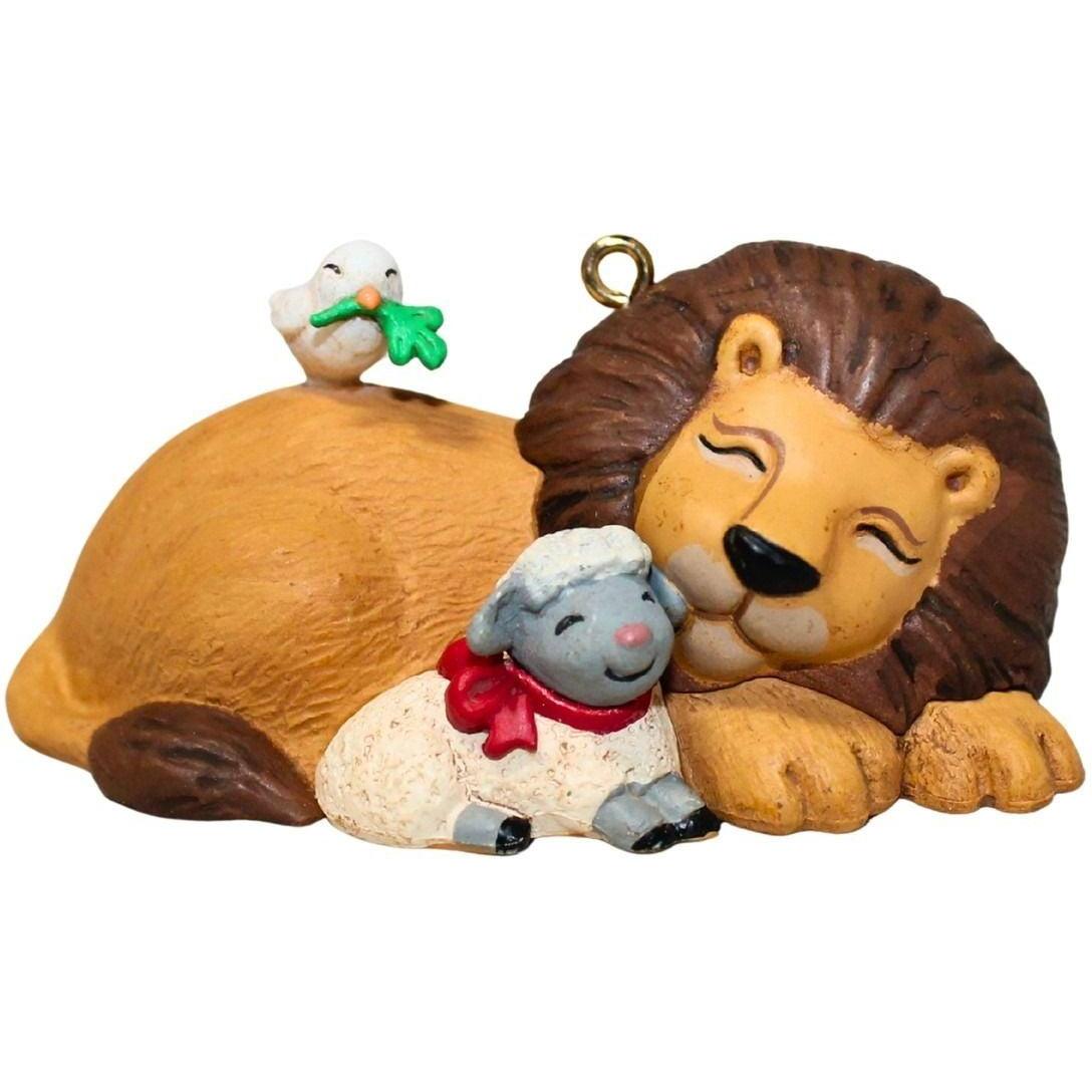 2013 Promise of Peace Hallmark Ornament (Dove, Lion & Lamb) QXG1415