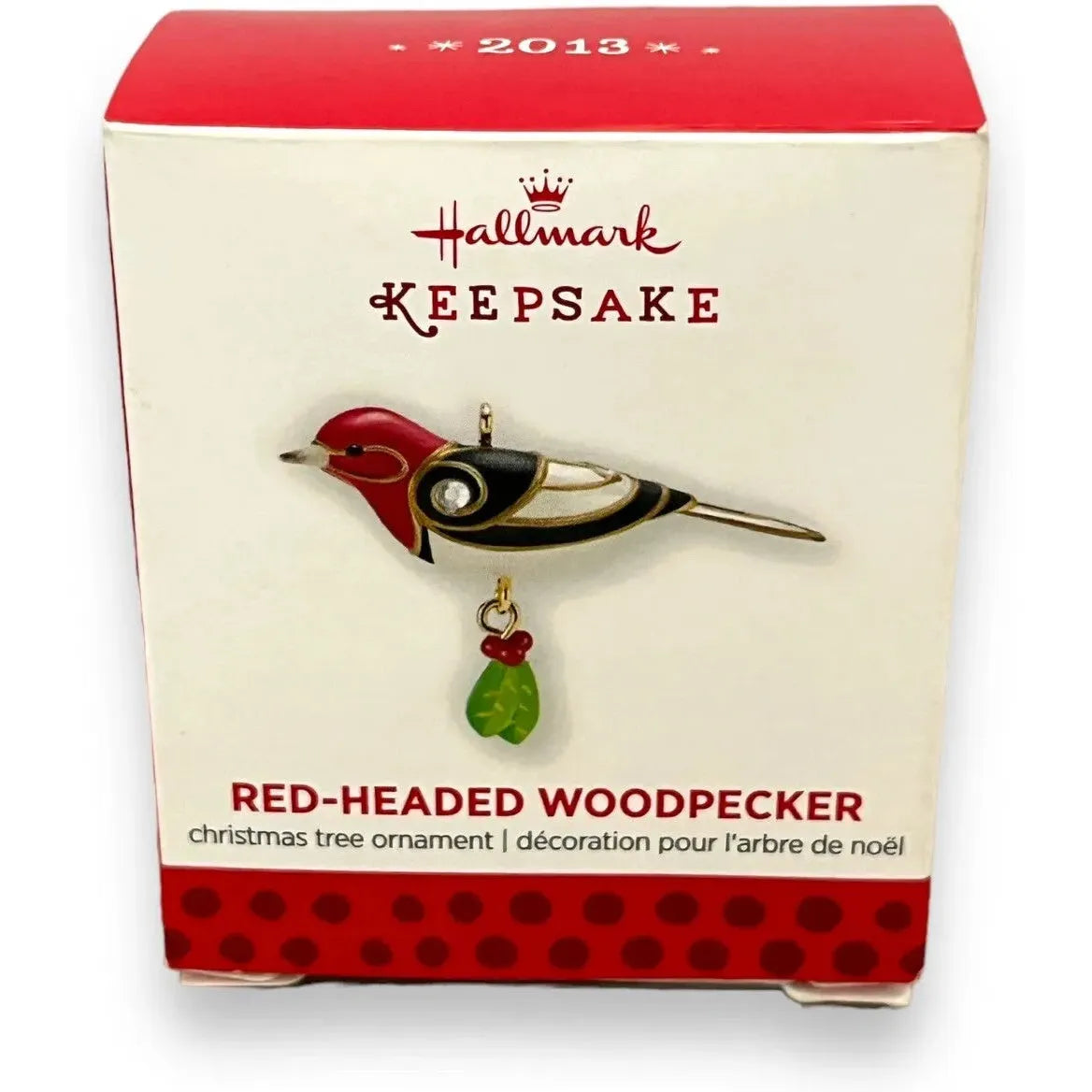2013 Red-Headed Woodpecker Hallmark Ornament (Beauty of Birds) QXM8512