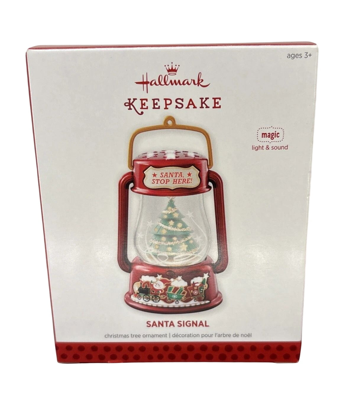 2013 Santa Signal Hallmark Ornament (Santa's Lantern) QXG1505