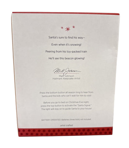 2013 Santa Signal Hallmark Ornament (Santa's Lantern) QXG1505