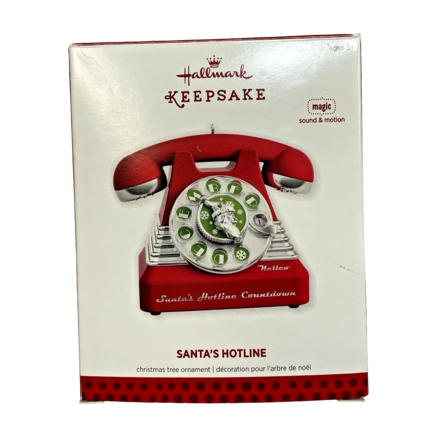 2013 Santa's Hotline Hallmark Ornament (Telephone) QXG1502 Image2