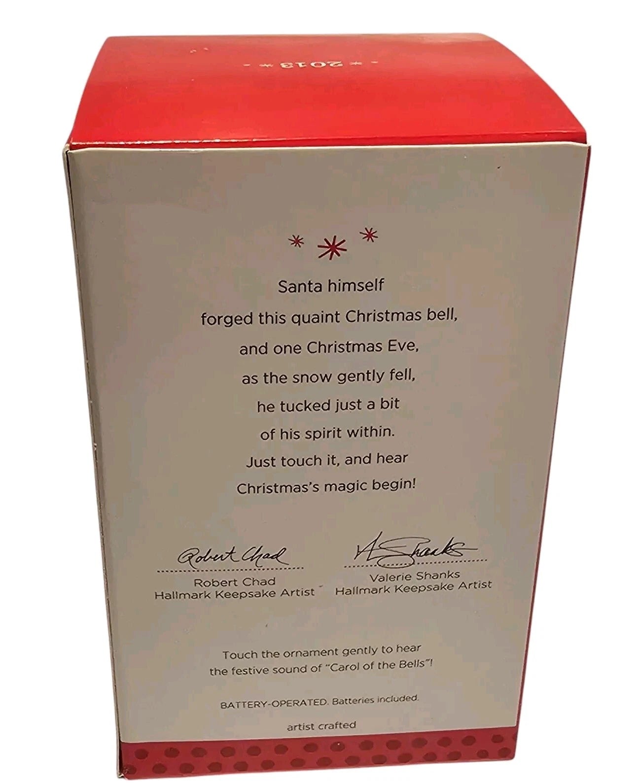 2013 Santa's Magic Bell Hallmark Ornament (Bell) QXG1335