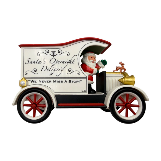 2013 Santa's Overnight Delivery Hallmark Ornament (Here Comes Santa) QXE3772 Image1