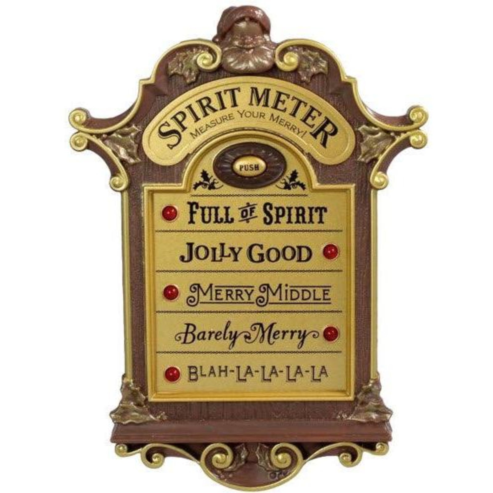 2013 Santa's Spirit Meter Hallmark Ornament (Spirit Meter) QXG1345