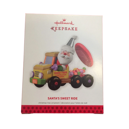 2013 Santa's Sweet Ride - Candy Construction Truck Hallmark Ornament (Santa's Sweet Ride) QX9032 Image2