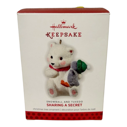 2013 Sharing A Secret Hallmark Ornament (Snowball and Tuxedo) QX9092 Image2