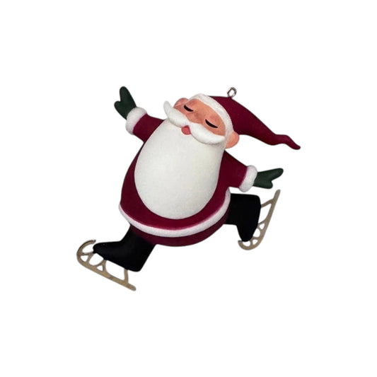 2013 Skating Santa Hallmark Ornament (Santa Claus) AD8000 Image1