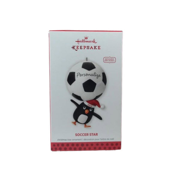 2013 Soccer Star Hallmark Ornament (Penguin) QXG1022