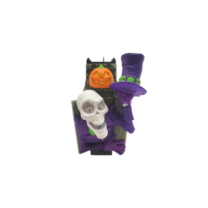 2013 Stand-Up Skeleton (Happy Halloween!) Hallmark Ornament QFO5202 Image1
