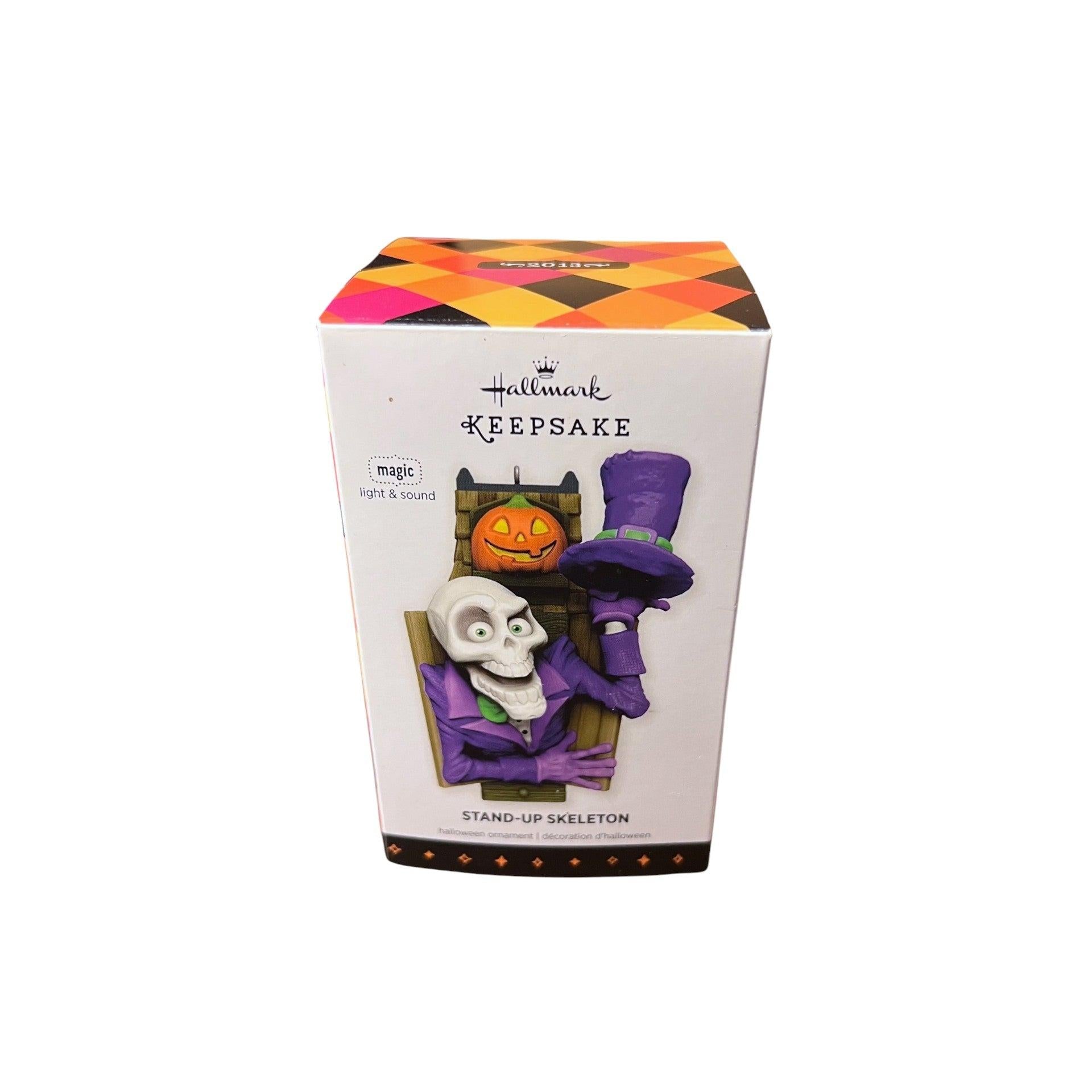 2013 Stand-Up Skeleton (Happy Halloween!) Hallmark Ornament QFO5202 Image2