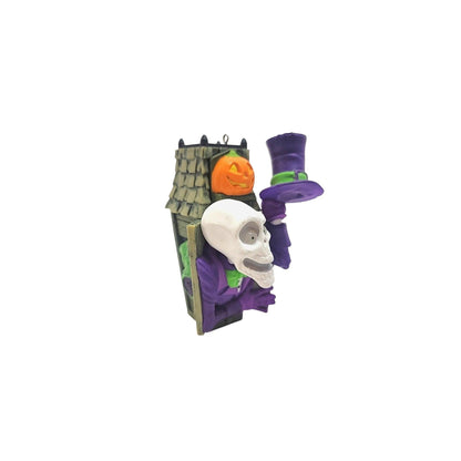 2013 Stand-Up Skeleton (Happy Halloween!) Hallmark Ornament QFO5202 Image3