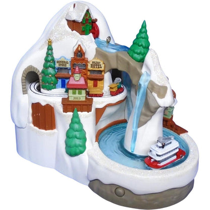 2013 Steamboat Junction Hallmark Ornament (Magic Village) QXG1762