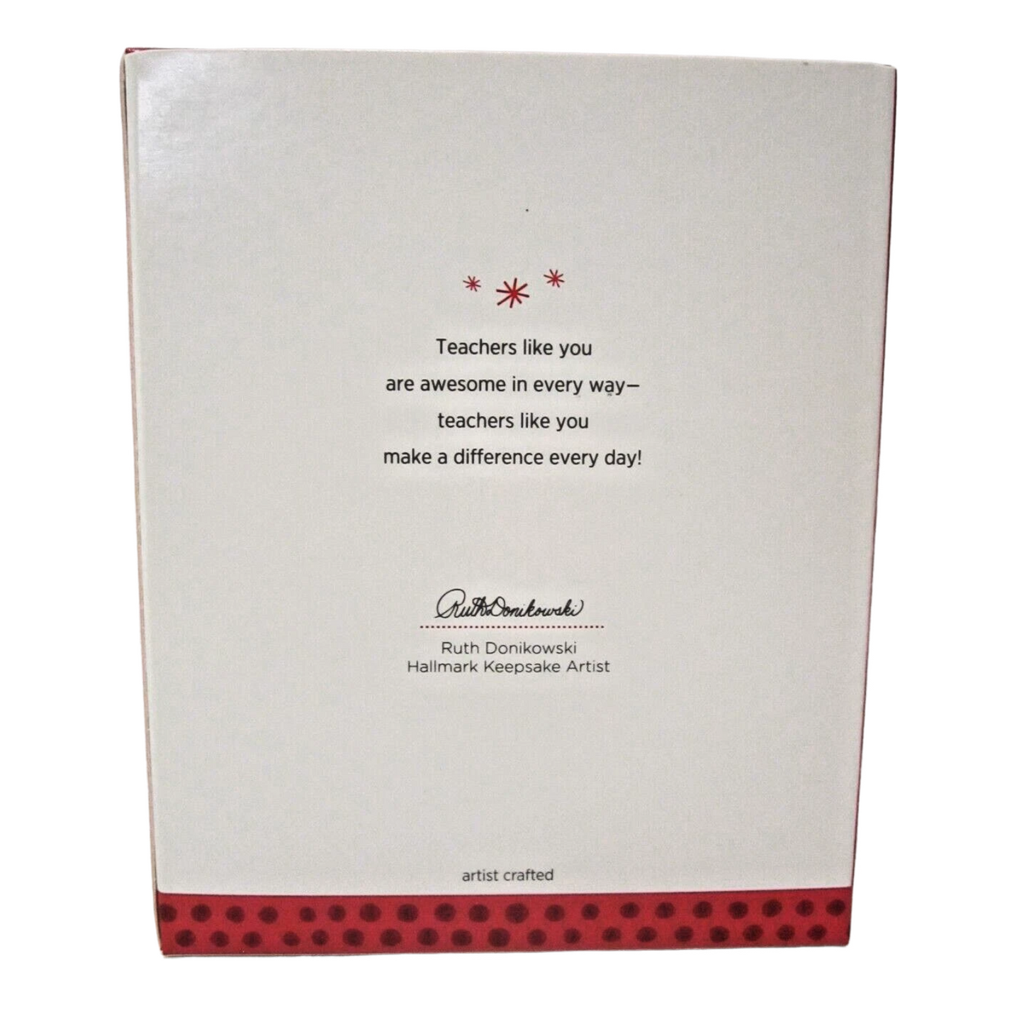 2013 Teacher Hallmark Ornament (School) QXG1495 Image4