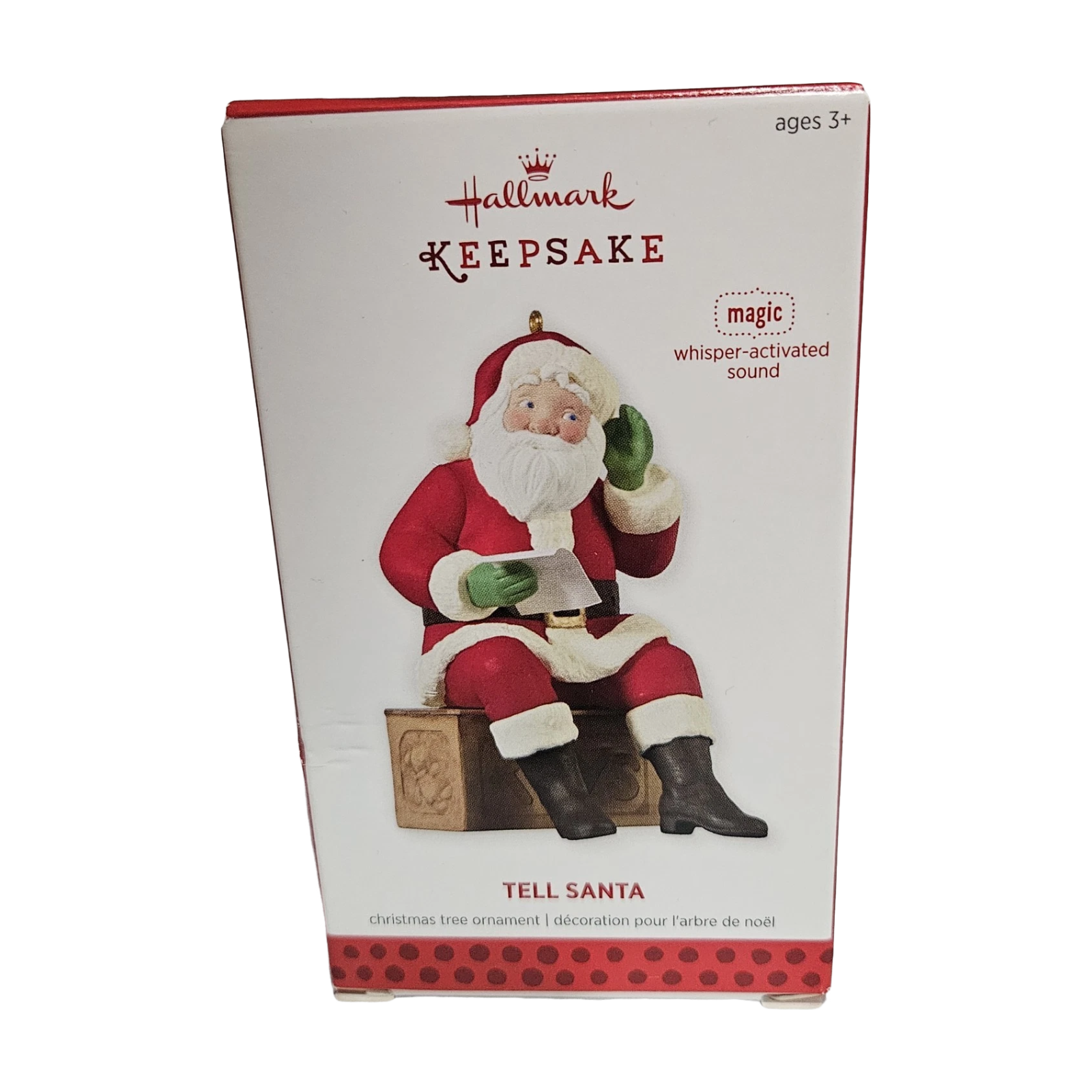 2013 Tell Santa Hallmark Ornament (Santa Claus) QXG1542 Image2