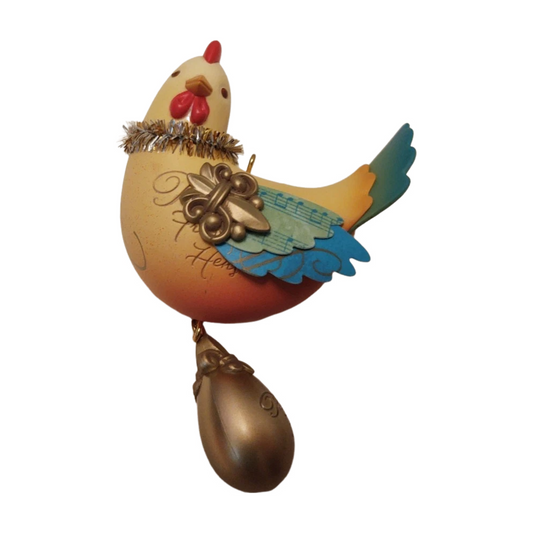 2013 Three French Hens Hallmark Ornament (Twelve Days of Christmas) QX9085 Image1