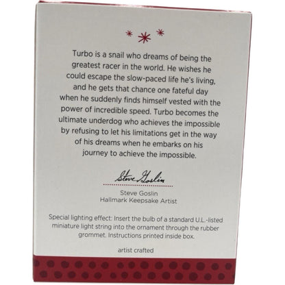 2013 Turbo Hallmark Ornament (Dreamworks) QXI2312