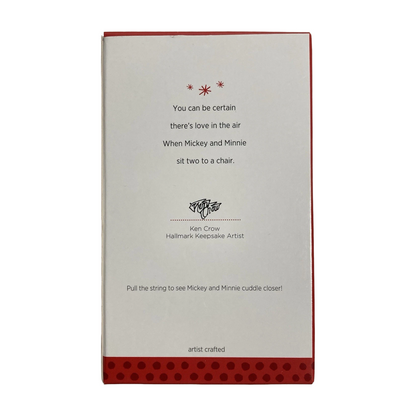 2013 Two to a Chair Mickey and Minnie Hallmark Ornament (Mickey Mouse & Friends) QXD6082 Image7
