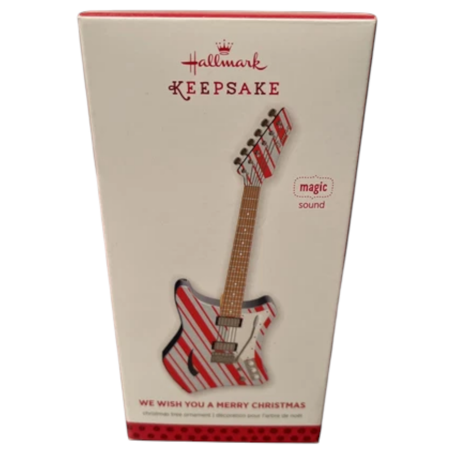2013 We Wish You a Merry Christmas Hallmark Ornament (Guitar) QXG1712 Image2