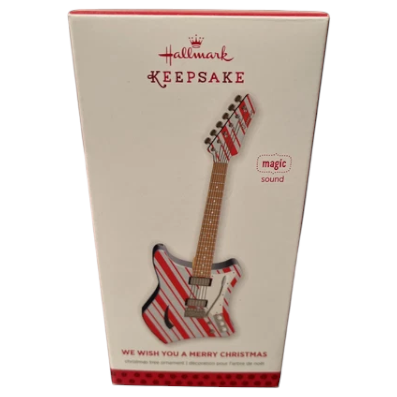 2013 We Wish You a Merry Christmas Hallmark Ornament (Guitar) QXG1712 Image2