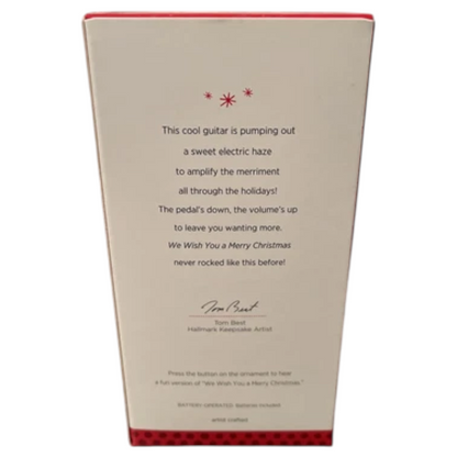 2013 We Wish You a Merry Christmas Hallmark Ornament (Guitar) QXG1712 Image5