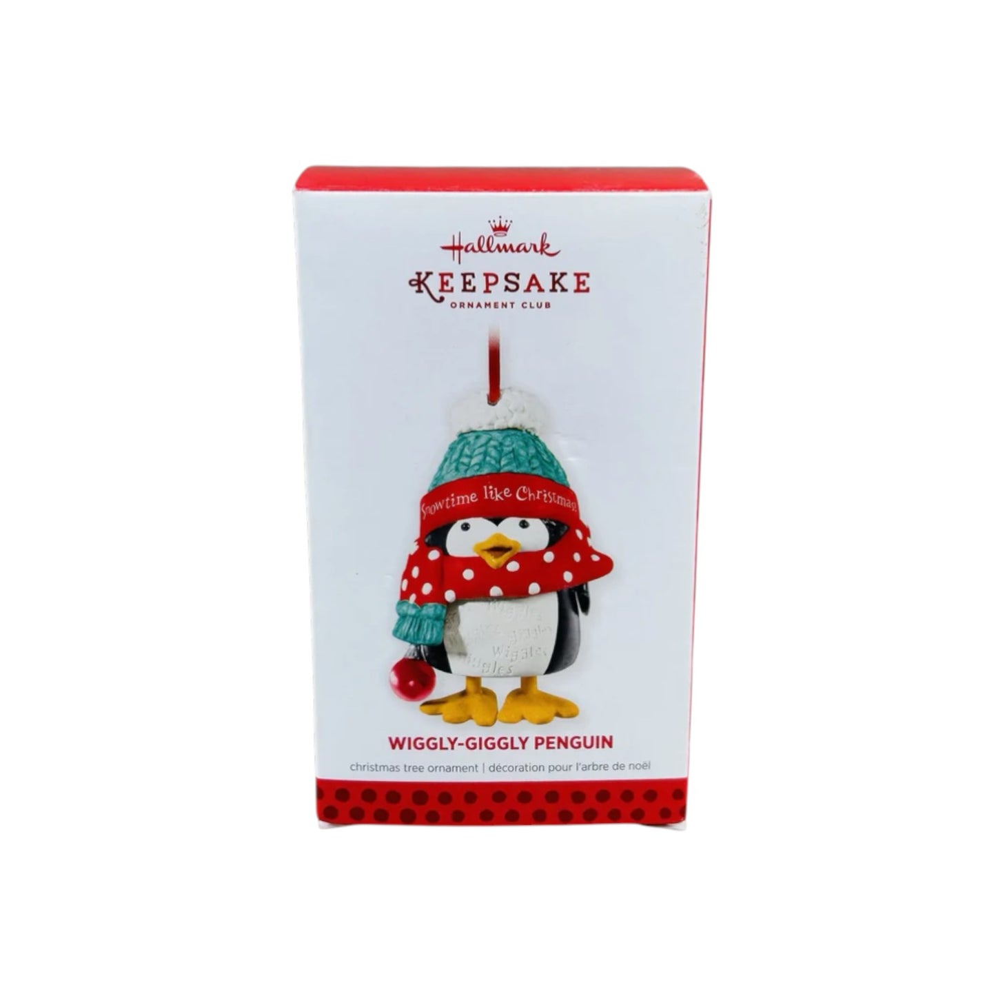 2013 Wiggly-Giggly Penguin Hallmark Ornament (Penguin) QXC5073 Image2