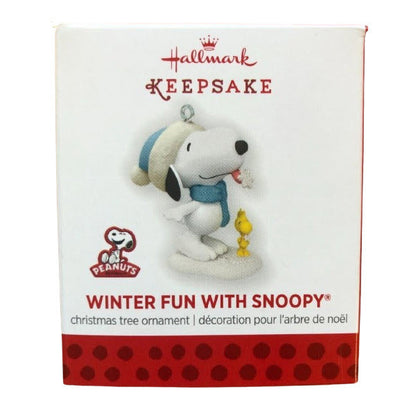 2013 Winter Fun with Snoopy Hallmark Ornament (Winter Fun with Snoopy) QXM8505