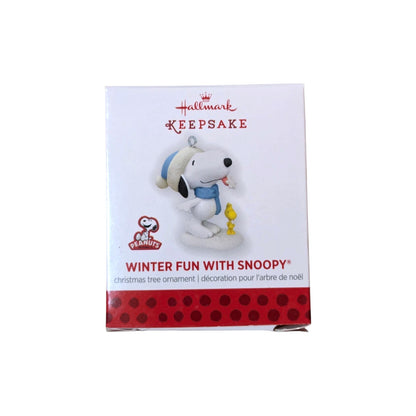 2013 Winter Fun with Snoopy Hallmark Ornament (Winter Fun with Snoopy) QXM8505 Image2