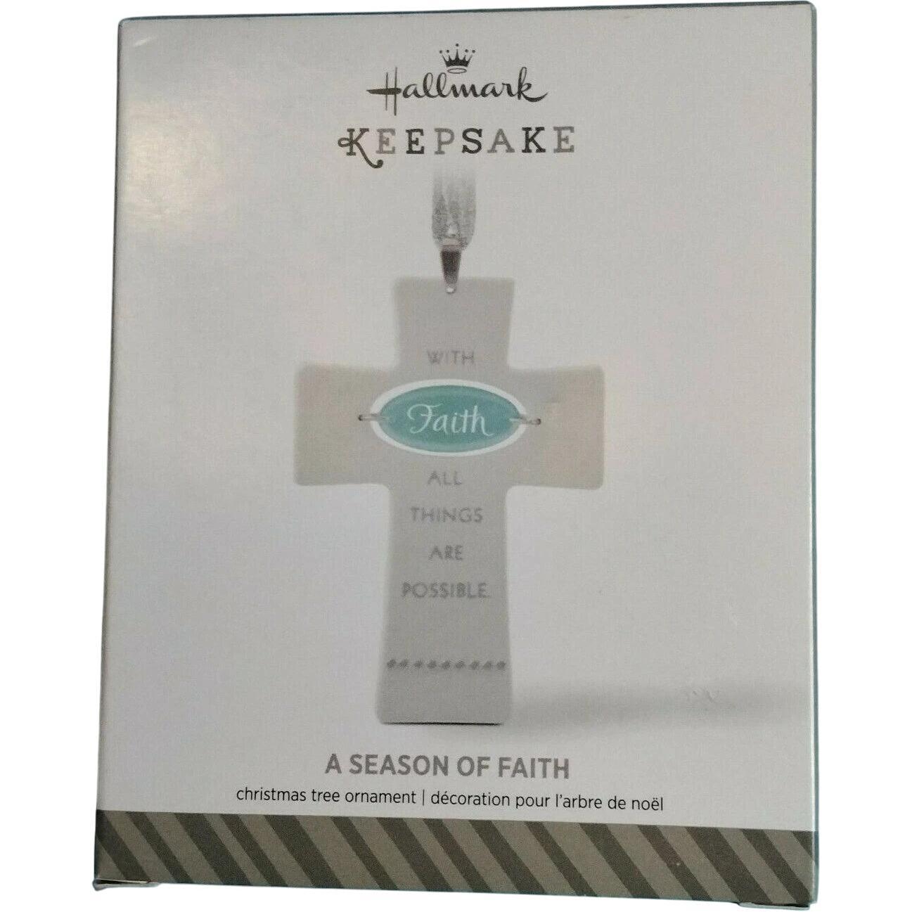 2014 A Season of Faith Hallmark Ornament (Faith and Crosses) QG01183