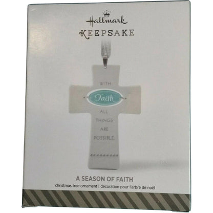 2014 A Season of Faith Hallmark Ornament (Faith and Crosses) QG01183