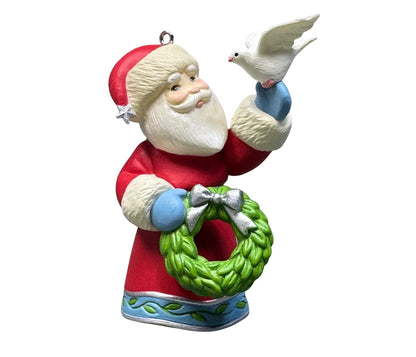 2014 A Visit from Santa Hallmark Ornament (A Visit From Santa) QX9033