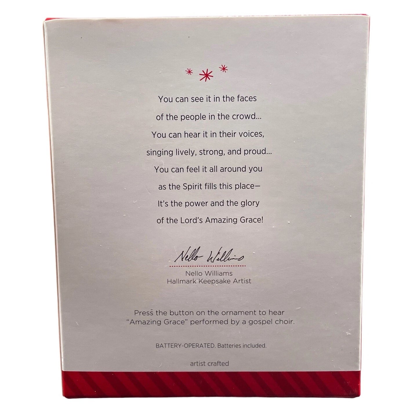 2014 Amazing Grace Hallmark Ornament (Piano) QSM7753